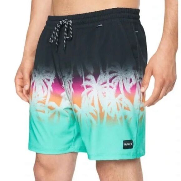 Hurley Phantom La Playa Volley Shorts Size M - Picture 2 of 8